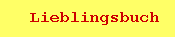Lieblingsbuch